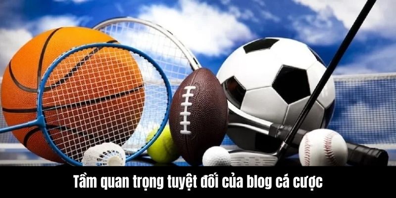 Tầm quan trọng tuyệt đối của blog cá cược